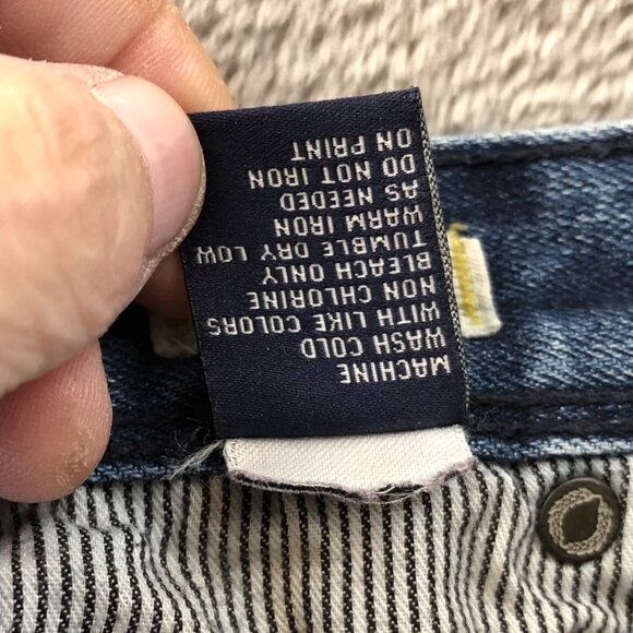 Madewell Womens Jeans 26x34 Blue Denim Stretch Slim Straight Leg Classic Casual - Picture 10 of 14